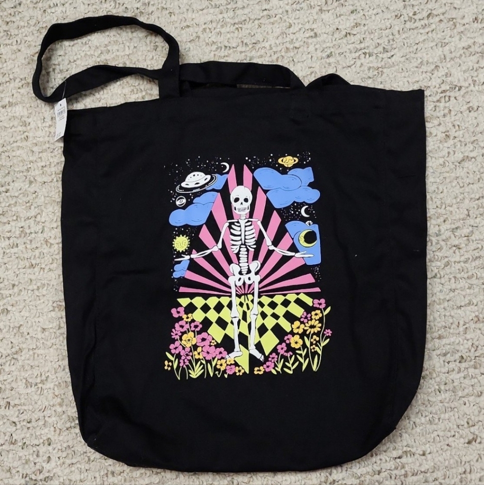 Skeleton Tote Bag